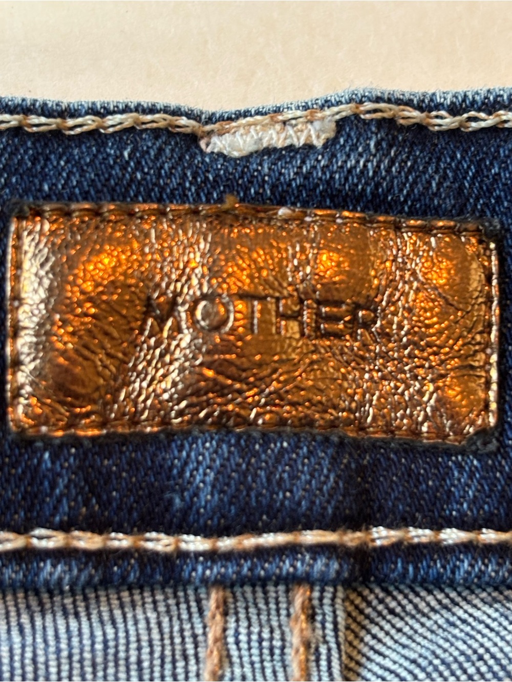 MOTHER The Swooner Rascal Ankle Jeans Size 31 Medium Wash High Rise Straight Leg - Picture 4 of 11